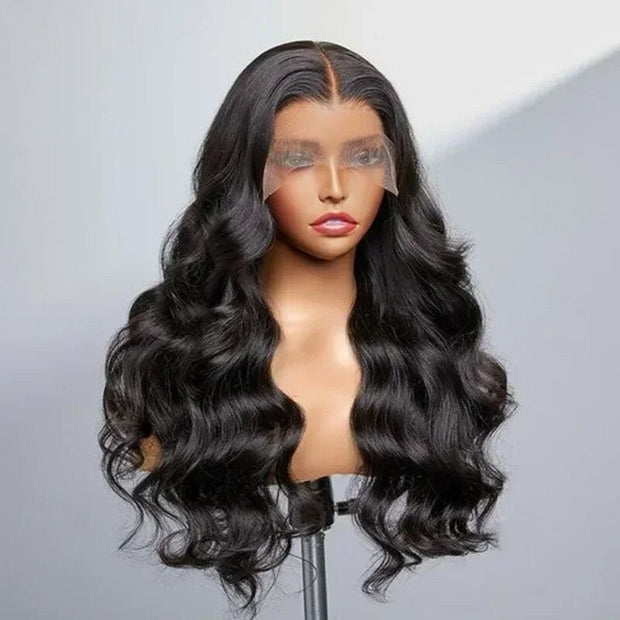 Brazilian Body Wave Glueless human hair wig Ready to Wear Closure wig