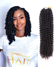 Bella Water wave for Individual Passion Twist Butterfly  Locs  and Curly Hair Crochet braids