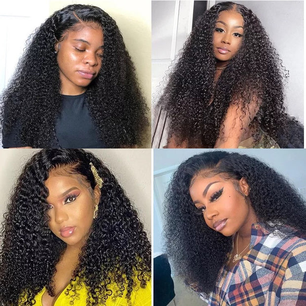Kinky Curly lace front wig